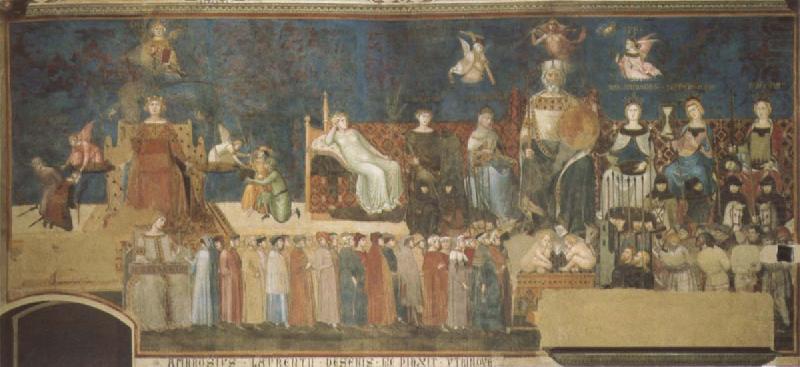 Ambrogio Lorenzetti Allegory of Good and Bad Government china oil painting image